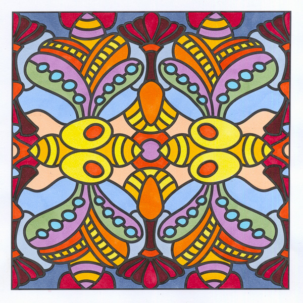 Colored by Angie Grace - from Peppy (For Crayons And Wide Tipped Markers)