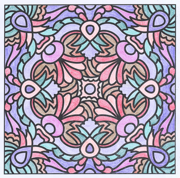Colored by Angie Grace - from Peppy (For Crayons And Wide Tipped Markers)