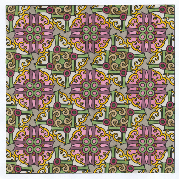 Colored by Angie Grace - from Pizzazz (Angie's Patterns Volume 9)