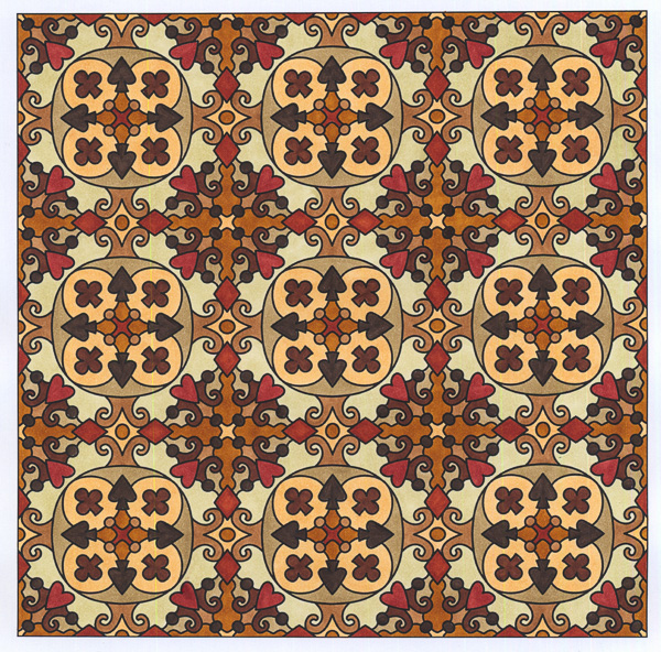 Colored by Angie Grace - from Pizzazz (Angie's Patterns Volume 9)