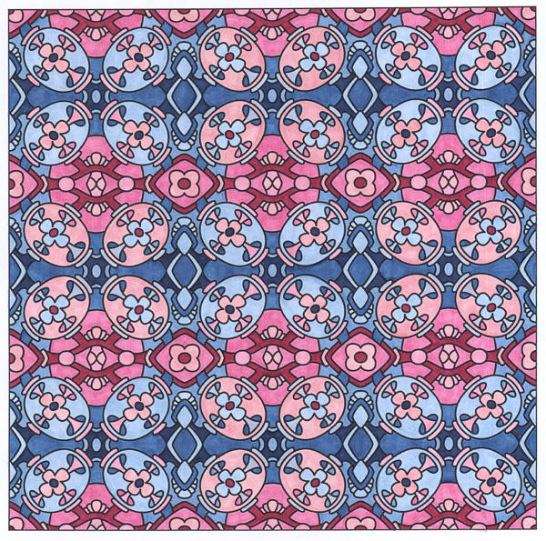 Colored by Angie Grace - from Pizzazz (Angie's Patterns Volume 9)