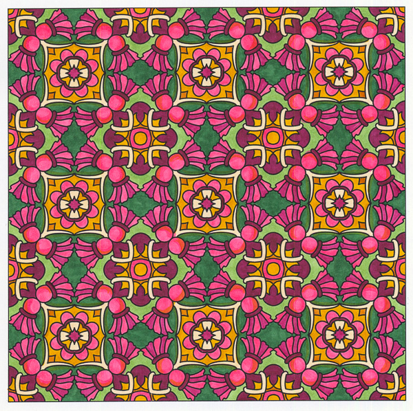 Colored by Angie Grace - from Pizzazz (Angie's Patterns Volume 9)