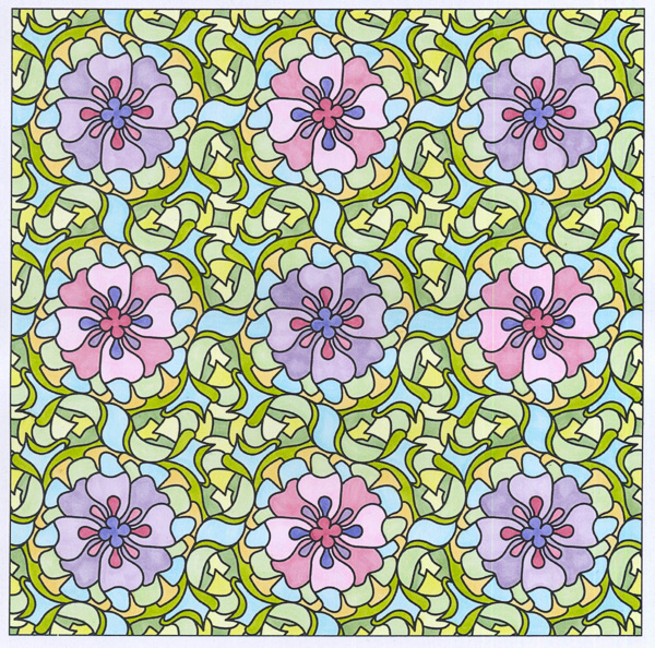 Colored by Angie Grace - from Snazzy (Angie's Patterns Volume 3)