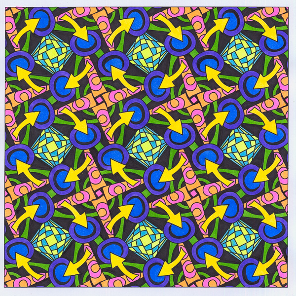 Colored by Angie Grace - from Snazzy (Angie's Patterns Volume 3)