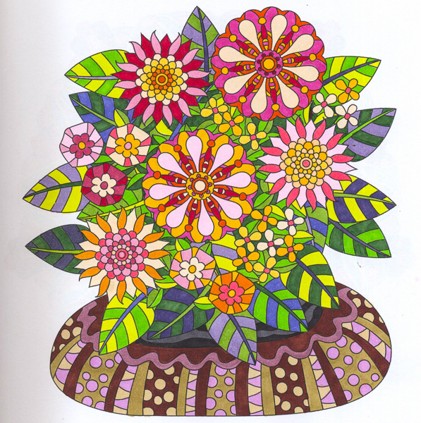 Colored by Angie Grace - from Wow (Angie's Extreme Coloring Books - Volume 1)