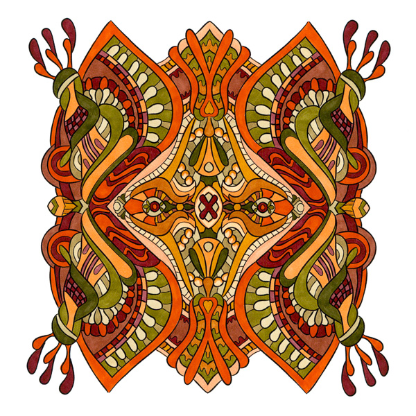 Colored by Angie Grace - from Wow (Angie's Extreme Coloring Books Volume 1)
