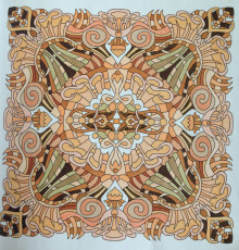 Colored by Alison Ferries - from Cool (Angie's Extreme Coloring Books Volume 2)