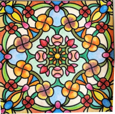 Colored by Candy Mahler - from Peppy (For Crayons And Wide Tipped Markers)