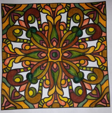 Colored by Candy Mahler - from Quirky (For Crayons And Wide Tipped Markers)