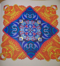Colored by Caz Brutton - from Cool (Angie's Extreme Coloring Books Volume 2)