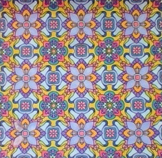 Colored by Debbie Harry - from Flowers (Angie's Patterns Volume 8)