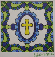 Colored by Felicia Brandon - from More Faith (For Crayons And Wide Tipped Markers)