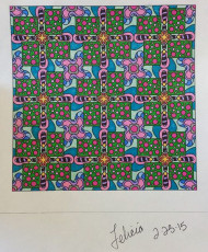 Colored by Felicia Brandon - from Pizzazz (Angie's Patterns Volume 9)