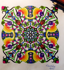 Colored by Kartika Versteden - from Cool (Angie's Extreme Coloring Books Volume 2)