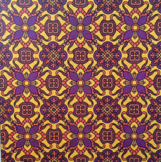 Colored by Kristina Groves - from Flowers (Angie's Patterns Volume 8)