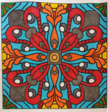 Colored by Mary Hastings - from Quirky (For Crayons And Wide Tipped Markers)