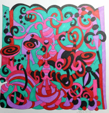 Colored by Melissa Adamek-Dean - from Cool (Angie's Extreme Coloring Books Volume 2)