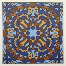 Colored by Michelle Buschur - from Bling (For Crayons And Wide Tipped Markers)