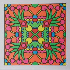 Colored by Michelle Buschur - from Bling (For Crayons And Wide Tipped Markers)