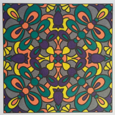 Colored by Michelle Buschur - from Bling (For Crayons And Wide Tipped Markers)