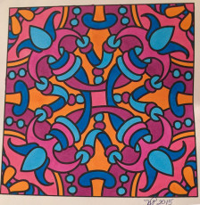 Colored by Nancy Posey - from Quirky (Angie's Patterns Volume 14)