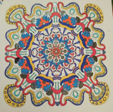 Colored by Sabrina Williams - from Wow (Angie's Extreme Coloring Books Volume 1)