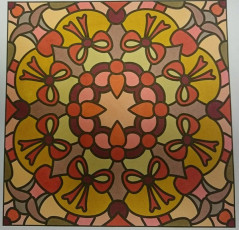 Colored by Vicky Borrow - from Pizzazz (For Crayons And Wide Tipped Markers)
