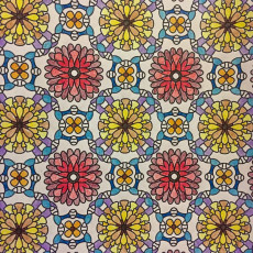 Colored by Abby Wynne - from Flowers (Angie's Patterns Volume 8)