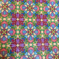 Colored by Abby Wynne - from Flowers (Angie's Patterns Volume 8)