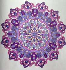 Colored by Alison Ferries - from Cool (Angie's Extreme Coloring Books Volume 2)