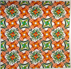 Colored by Alison Ferries - from Pizzazz (Angie's Patterns Volume 9)