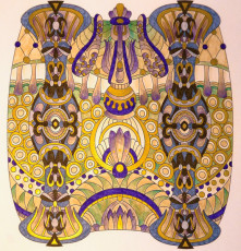 Colored by Anja Meuer - from Wow (Angie's Extreme Coloring Books Volume 1)