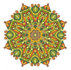 Colored by Annette DeJong - from Cool (Angie's Extreme Coloring Books Volume 2)