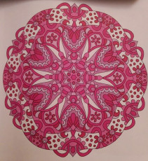 Colored by Caz Brutton - from Cool (Angie's Extreme Coloring Books Volume 2)