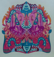 Colored by Deborah Powell - from Cool (Angie's Extreme Coloring Books Volume 2)