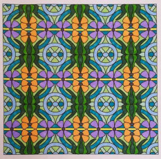 Colored by Felicia Brandon - from Whimsy (Angie's Patterns Volume 2)