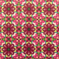 Colored by Jackie Posey - from Flowers (Angie's Patterns Volume 8)