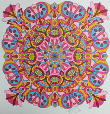 Colored by Melissa Adamek-Dean - from Cool (Angie's Extreme Coloring Books Volume 2)