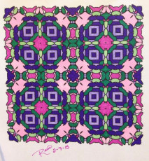 Colored by Renee Maas - from Ink Doilies (Angie's Patterns Volume 1)