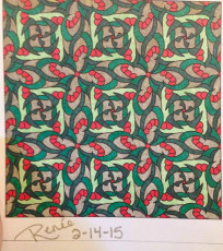 Colored by Renee Maas - from Snazzy (Angie's Patterns Volume 3)