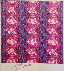 Colored by Renee Maas - from Whimsy (Angie's Patterns Volume 2)