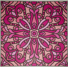 Colored by Robin Turner - from Quirky (For Crayons And Wide Tipped Markers)