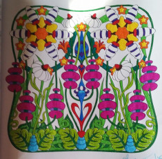 Colored by Shari Erickson - from Wow (Angie's Extreme Coloring Books Volume 1)