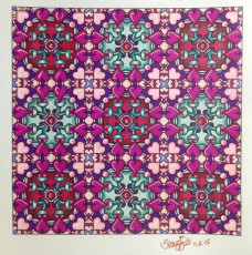 Colored by Shazzie Morgan - from Pizzazz (For Crayons And Wide Tipped Markers)