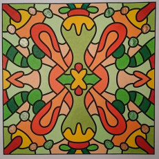 Colored by Vicky Borrow - from Classy (For Crayons And Wide Tipped Markers)