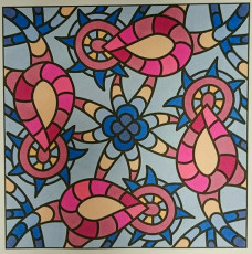 Colored by Vicky Borrow - from Classy (For Crayons And Wide Tipped Markers)