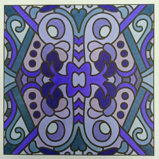 Colored by Vicky Borrow - from Quirky (For Crayons And Wide Tipped Markers)