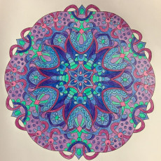 Colored by Abby Wynne - from Cool (Angie's Extreme Coloring Books Volume 2)