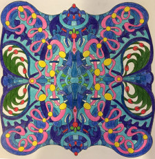 Colored by Abby Wynne - from Cool (Angie's Extreme Coloring Books Volume 2)