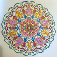 Colored by Abby Wynne - from Cool (Angie's Extreme Coloring Books Volume 2)